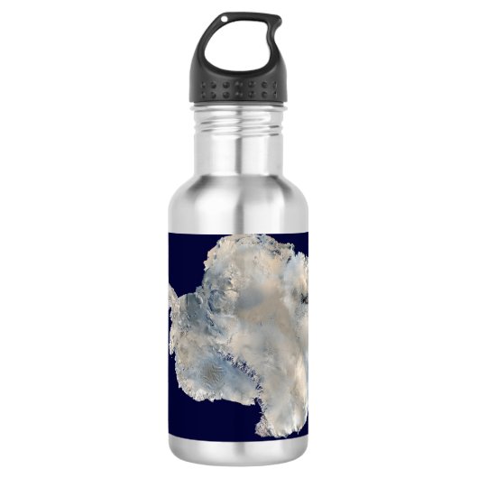Antarctica (NASA Blue Marble Imagery) Waterfles (Voorkant)