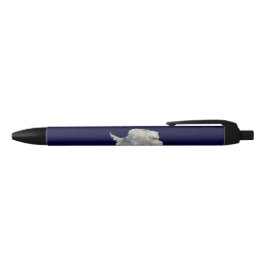 Antarctica (NASA Blue Marble Imagery) Zwarte Inkt Pen