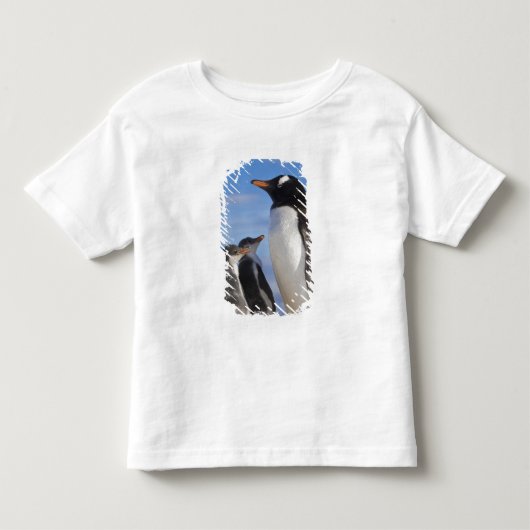 Antarctica, Neko Cove (Haven). Ezelspinguïn 2 Kinder Shirts (Voorkant)