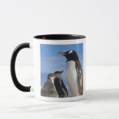 Antarctica, Neko Cove (Haven). Ezelspinguïn 2 Mok (Links)