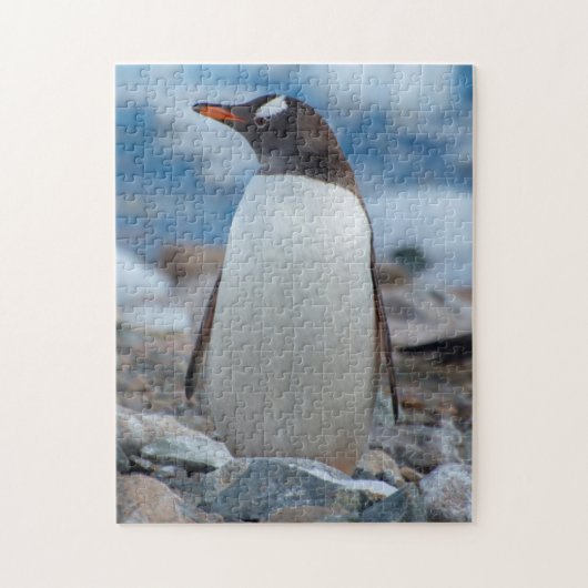 Antarctica. Neko Haven. Ezelspinguïn Legpuzzel (Verticaal)