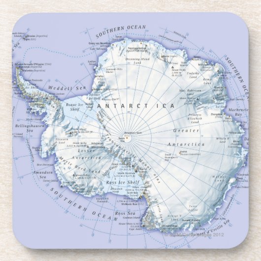 Antarctica Onderzetter (Voorkant)