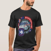 Antarctica Onderzoeksvlaggen T-shirt (Voorkant)