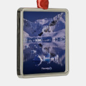 Antarctica, Paradise Bay Metalen Ornament (Rechts)