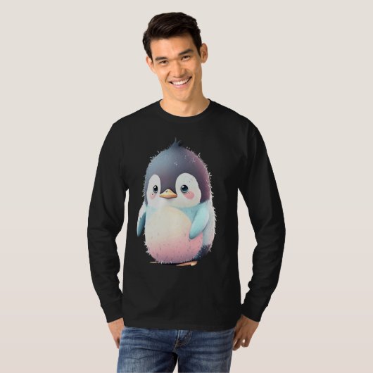 Antarctica Penguin Fans Cute Penguin Animal T-shirt (Voorkant volledig)