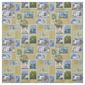 Antarctica - Penguin Postage Stamps Stof (Swatch)