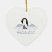 Antarctica Penguins Keramisch Ornament (Voorkant)