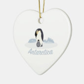 Antarctica Penguins Keramisch Ornament (Links)