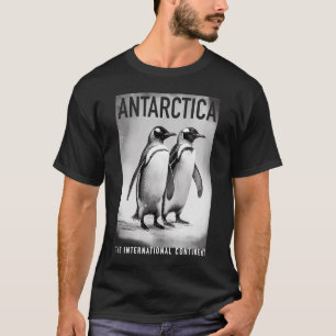 Antarctica pinguins het internationale continent t-shirt