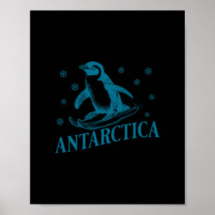 Antarctica Pinguïns Souvenir - Cruise Avontuur An Poster