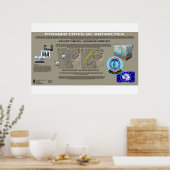 Antarctica Piramide Steden 3 Poster (Keuken)