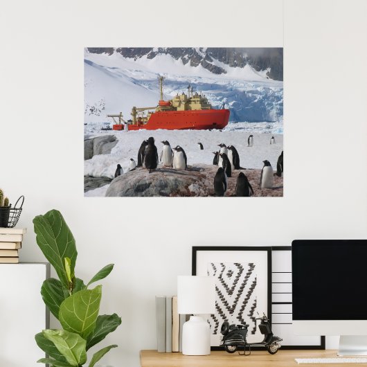 Antarctica Poster (Thuiskantoor)