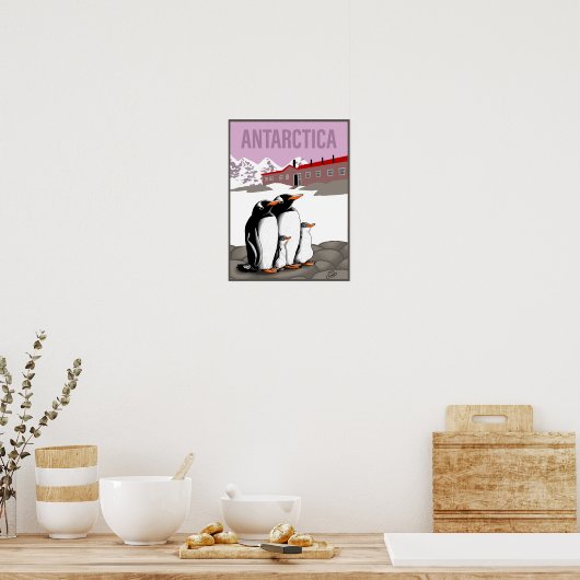 Antarctica-poster Poster (Keuken)