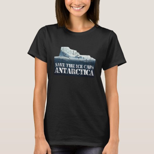 Antarctica Red de Ice Petten T-shirt (Voorkant)