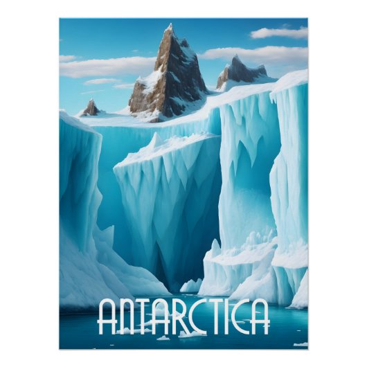 Antarctica Reisprint Perfect Poster (Voorkant)