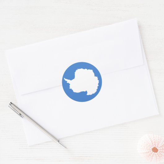 antarctica ronde sticker (Envelop)