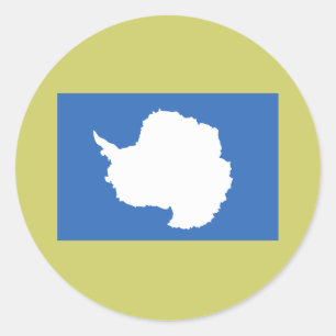 Antarctica Ronde Sticker