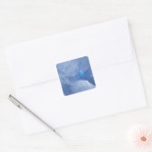 Antarctica, Ross Island, Cape Evans, Sneeuwgrot Vierkante Sticker (Envelop)