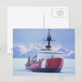 Antarctica, Ross Island, McMurdo Station, USCG Briefkaart (Voorkant / Achterkant)