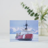 Antarctica, Ross Island, McMurdo Station, USCG Briefkaart (Staand voorkant)