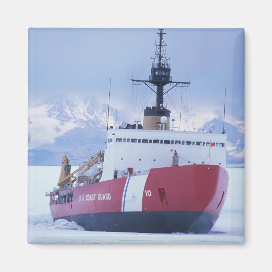 Antarctica, Ross Island, McMurdo Station, USCG Magneet (Voorkant)