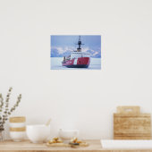 Antarctica, Ross Island, McMurdo Station, USCG Poster (Keuken)