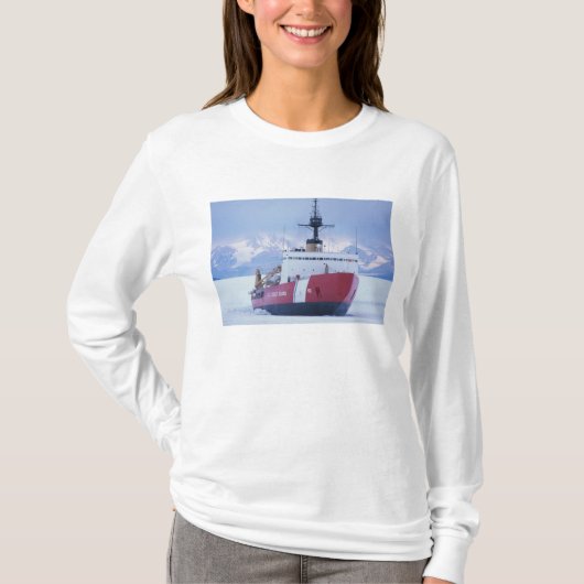Antarctica, Ross Island, McMurdo Station, USCG T-shirt (Voorkant)