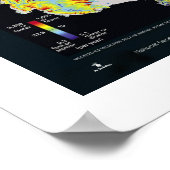 "Antarctica: Satellietkaart als een Poster (Hoek)