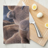 Antarctica, South Georgia Island, King penguins Theedoek (Quarter Fold)