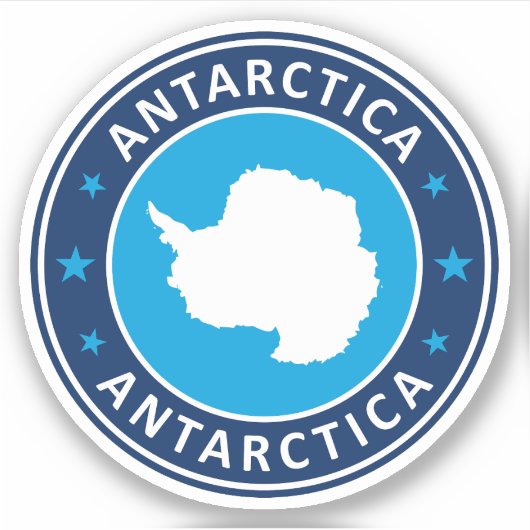 Antarctica Sticker (Voorkant)