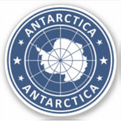 Antarctica Sticker (Voorkant)