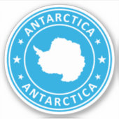 Antarctica Sticker (Voorkant)