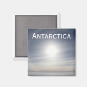 Antarctica Sun over Horizon, Siple Dome Magneet (Voorkant / Achterkant)