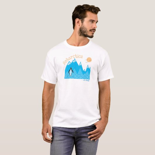 Antarctica T-shirt (Voorkant volledig)