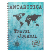 Antarctica Travel Journal Vacking Planner Notitieboek (Voorkant)