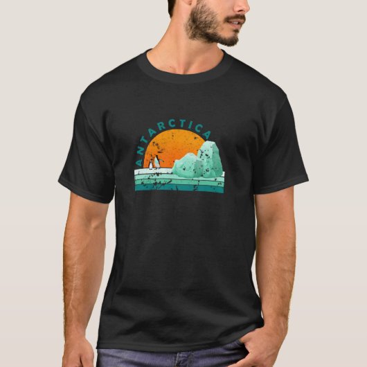 Antarctica  vakantie met lange mouwen T T-shirt (Voorkant)