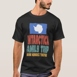 Antarctica vakantiereis vakantie Antarctica famili T-shirt