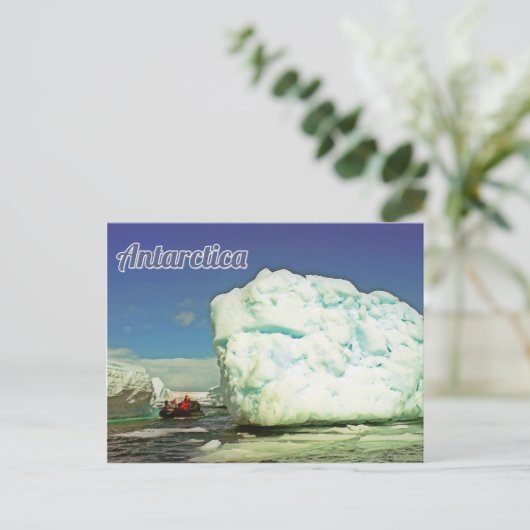 Antarctica-verkenner Briefkaart (Staand voorkant)