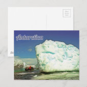 Antarctica-verkenner Briefkaart (Voorkant / Achterkant)