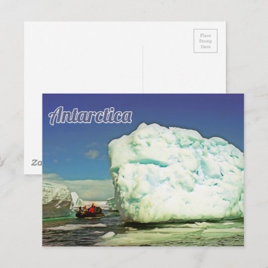 Antarctica-verkenner Briefkaart (Voorkant / Achterkant)