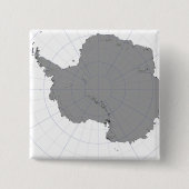 Antarctica Vierkante Button 5,1 Cm (Voorkant)