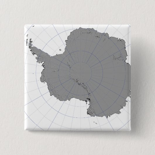 Antarctica Vierkante Button 5,1 Cm (Voorkant)