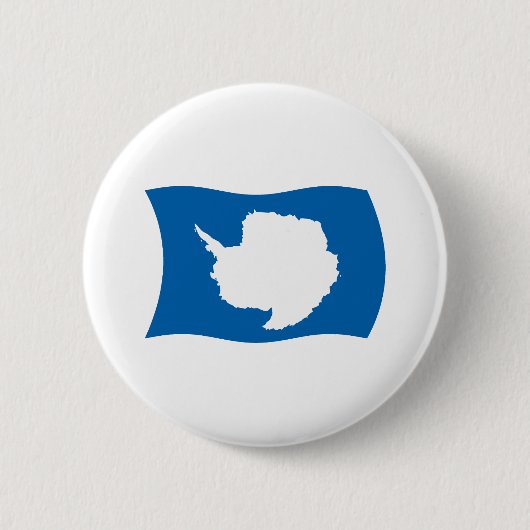 Antarctica Vlag Knop Ronde Button 5,7 Cm (Voorkant)
