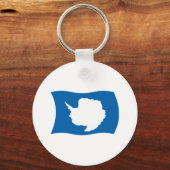 Antarctica Vlag Sleutelhanger (Voorkant)