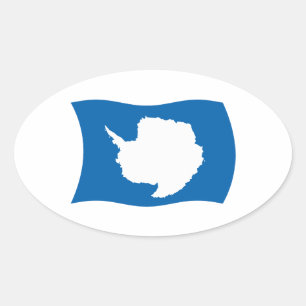 Antarctica Vlag Sticker