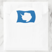 Antarctica Vlag Sticker (Tas)
