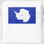 Antarctica Vlag Sticker* Rechthoekige Sticker (Tas)