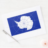Antarctica Vlag Sticker* Rechthoekige Sticker (Envelop)