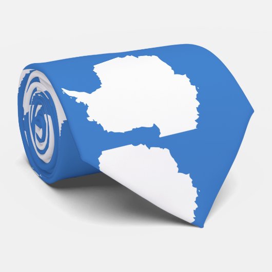 Antarctica vlag stropdas (Opgerold)