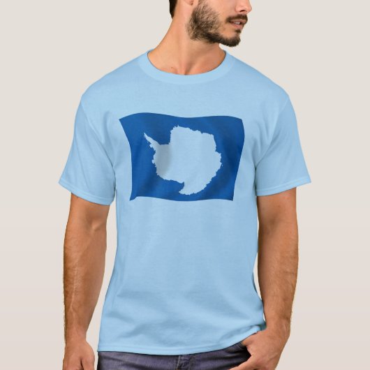 Antarctica Vlag T-shirt (Voorkant)